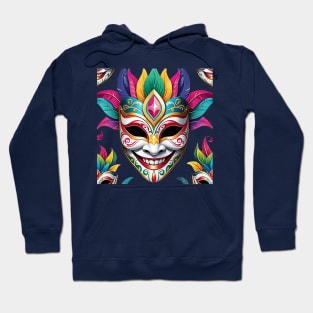 Happy Looking Festival Mask Hoodie